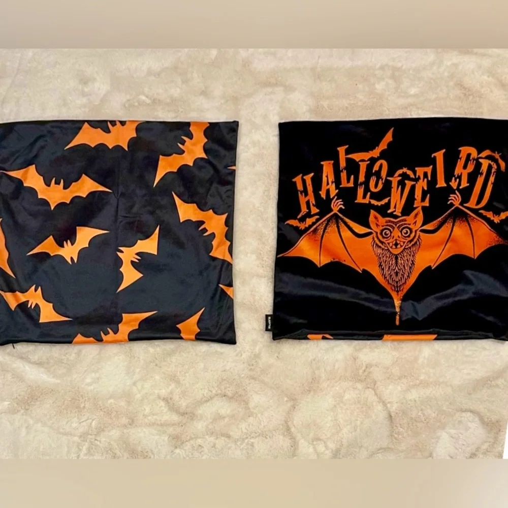 Halloween Bat pilllow covers